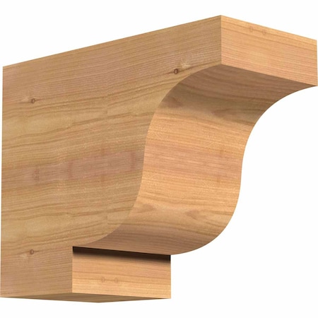 Ekena Millwork Newport Smooth Rafter Tail, Western Red Cedar, 5 1/2"W x 10"H x 12"L RFT06X10X12NEW00SWR